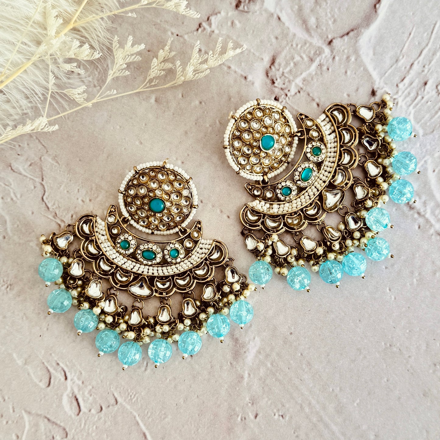 Hema Earrings (Aqua)
