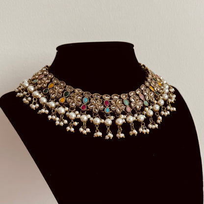 Riti Necklace Set (Multi-colour)