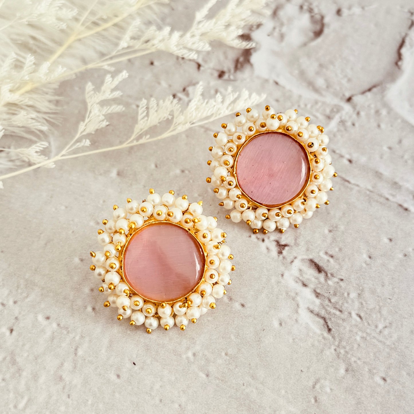 Rustom Studs (Pink)